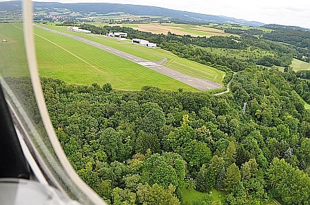 Flugplatz von oben