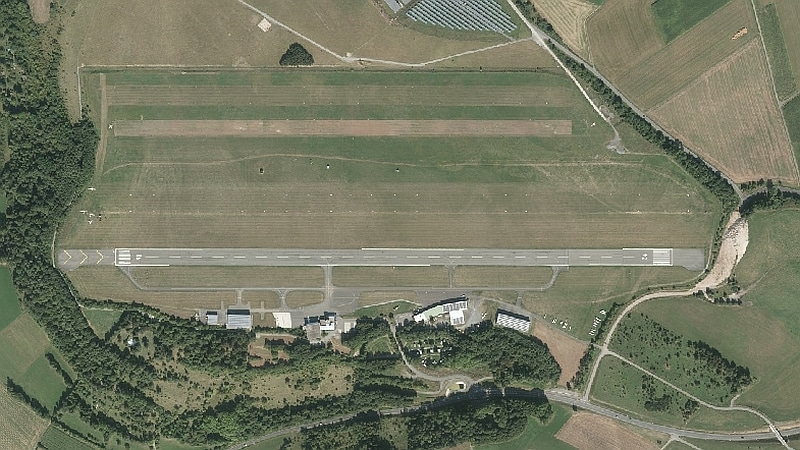 Flugplatz von oben