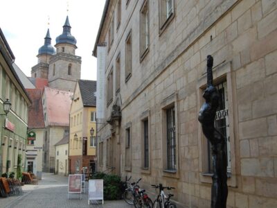 Blick auf den Eingang des Kunstmuseums