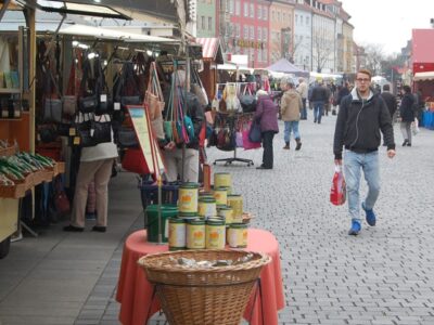 Blick auf den Martinimarkt