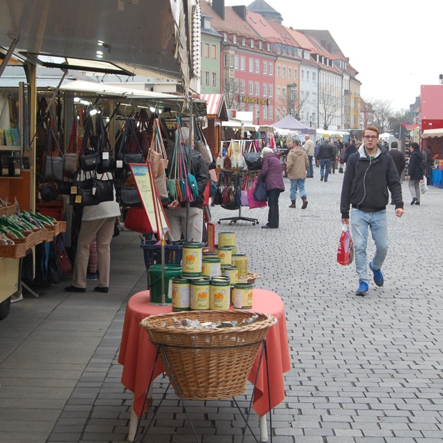 Blick auf den Martinimarkt