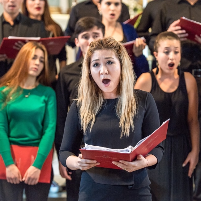 Singender Chor. Foto: Festival junger Künstler