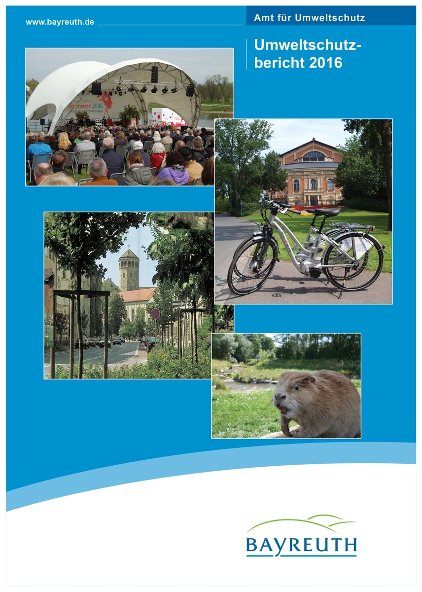 Titelseite Umweltschutzbericht 2016