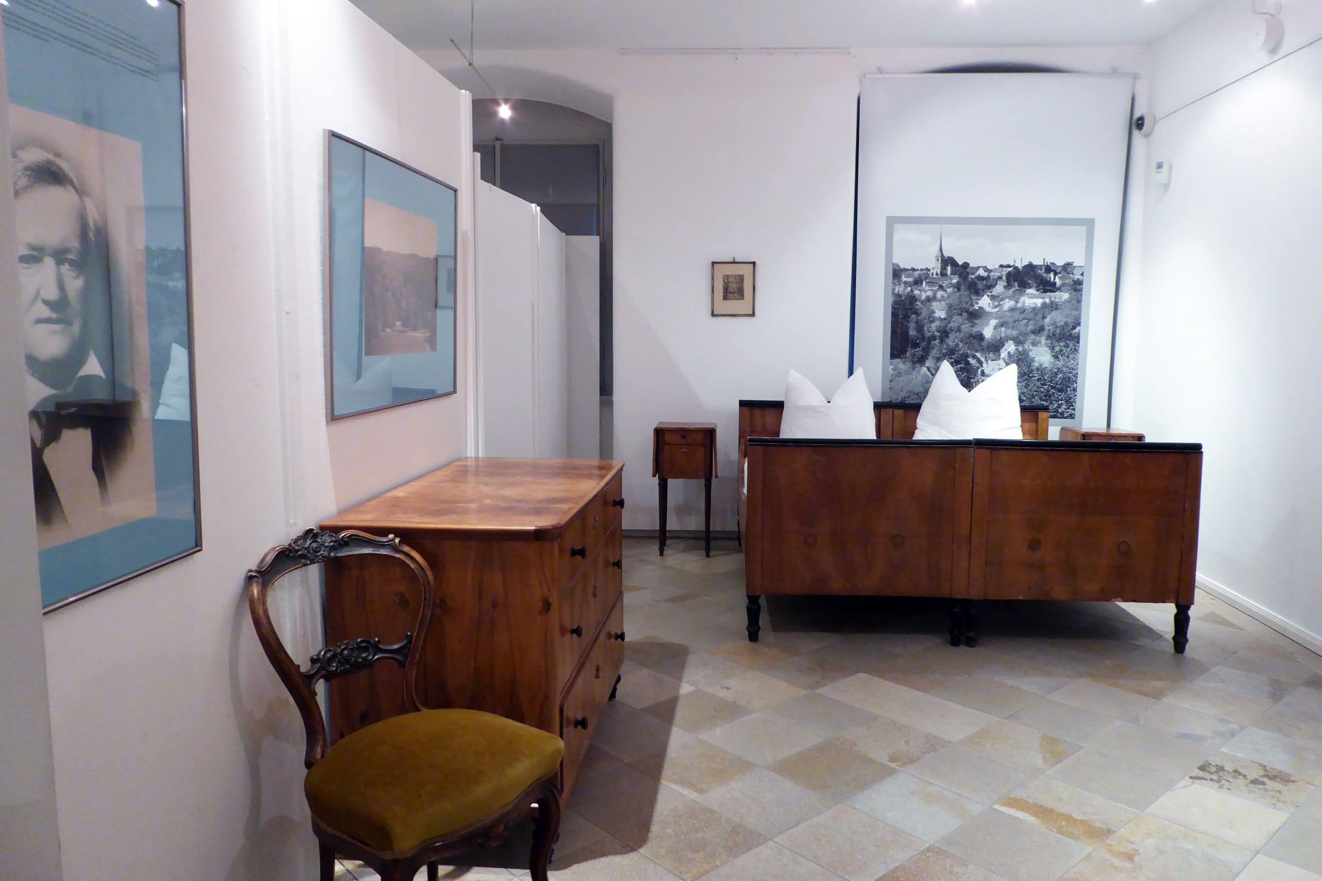 Blick in die Sonderausstellung des Richard Wagner Zimmers