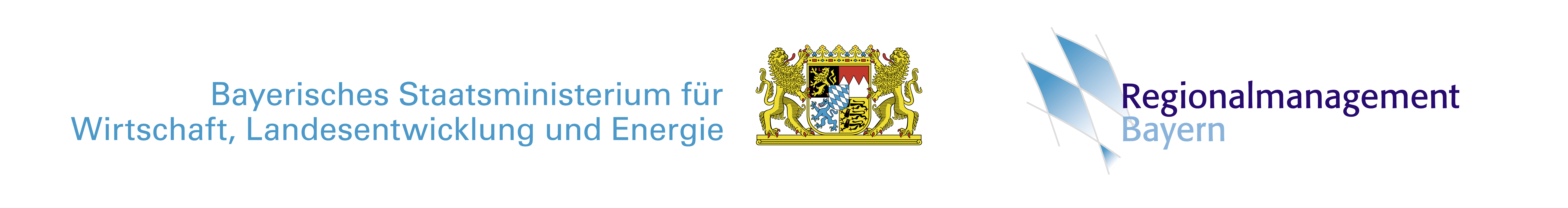 Logos des Ministeriums und des Regionalmanagements