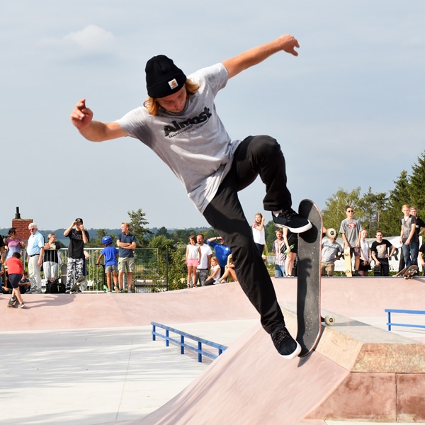 Skater in Aktion