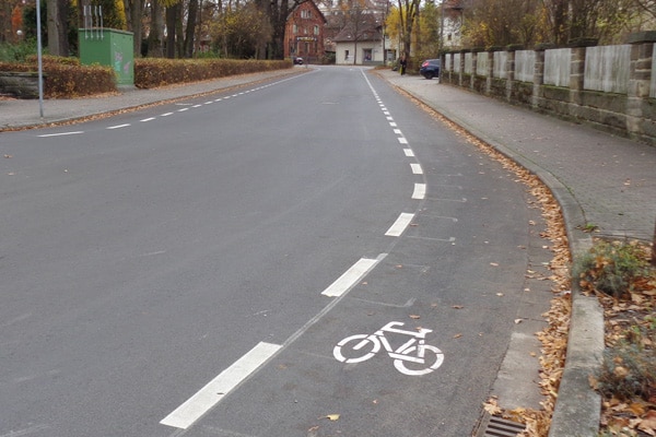 Bayreuth_Schutzstreifen_Radverkehr