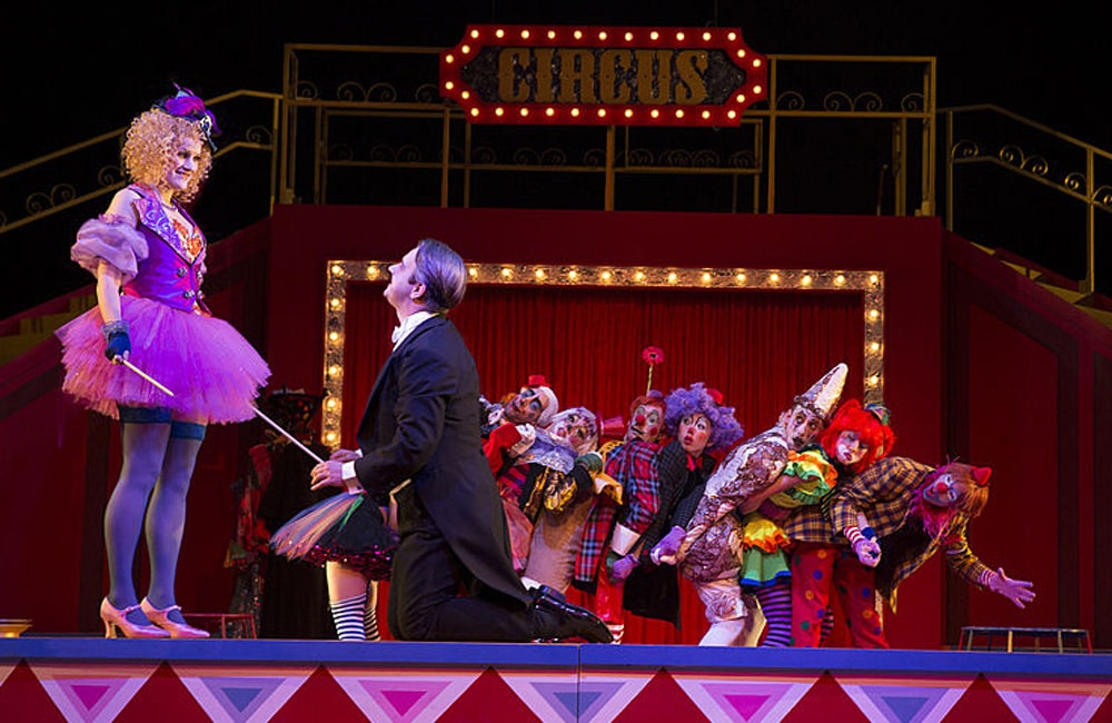 Szene aus der Operette "Die Zirkusprinzessin", zu sehen am 19. Januar in Theater Hof. | Foto: H. Dietz Fotografie