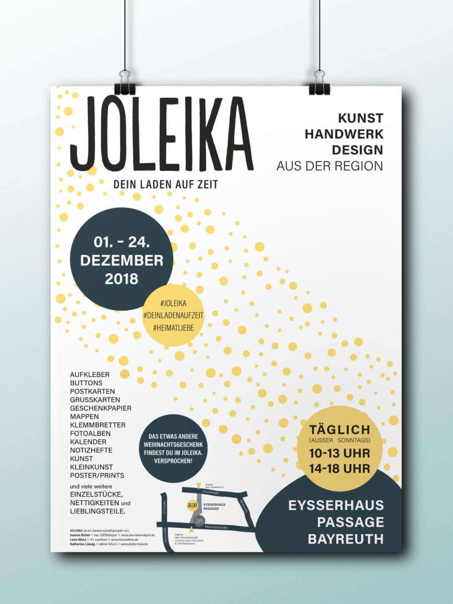 Plakat Joleika Pop-Up-Store