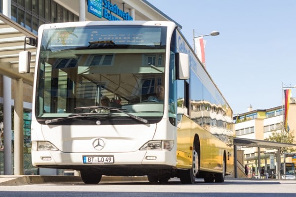 Ein Stadtbus