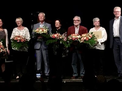 Die Geehrten mit Oberbürgermeister Thomas Ebersberger