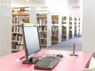 PC der Stadtbibliothek Bayreuth