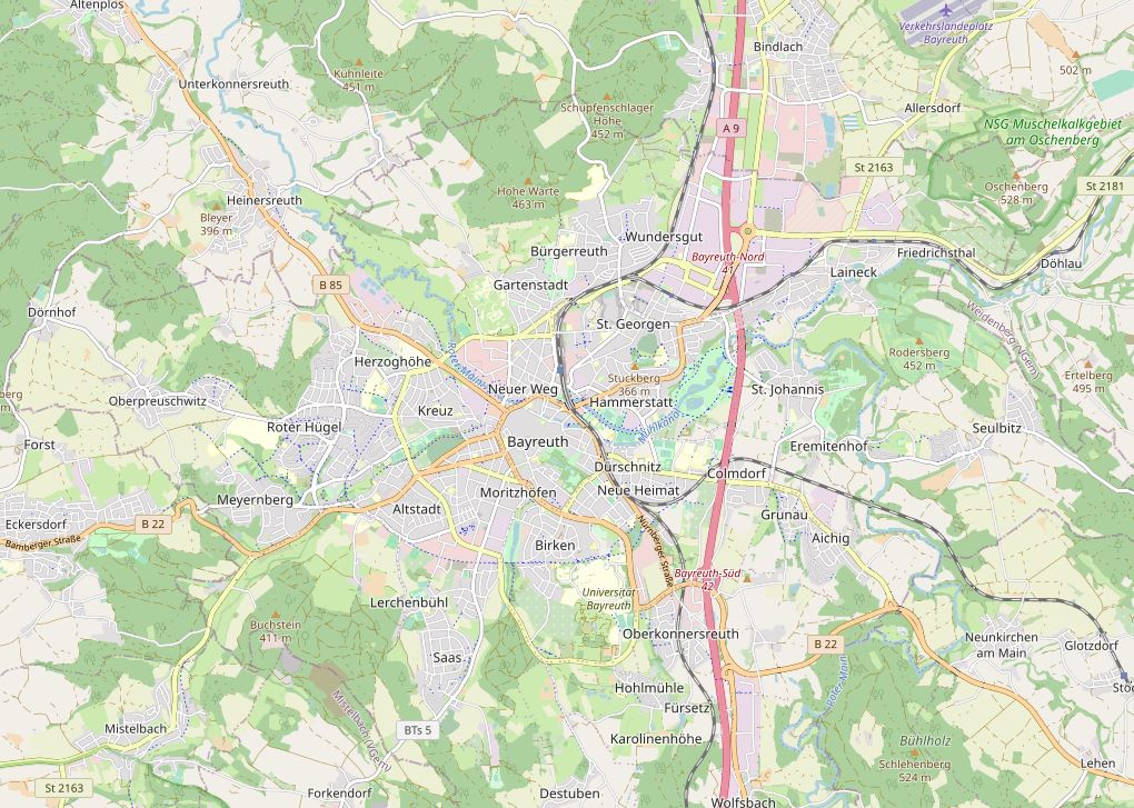 Ihr Stadtplan Bayreuth De