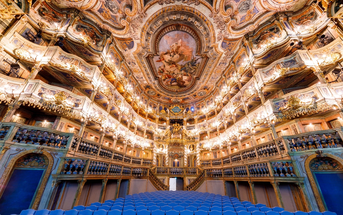 Zuschauerraum des Markgräflichen Opernhauses. | Foto: Loic Lagarde