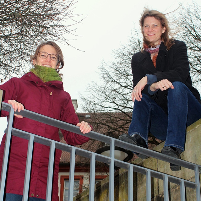 Jana Edlinger und Gesa Thomas.