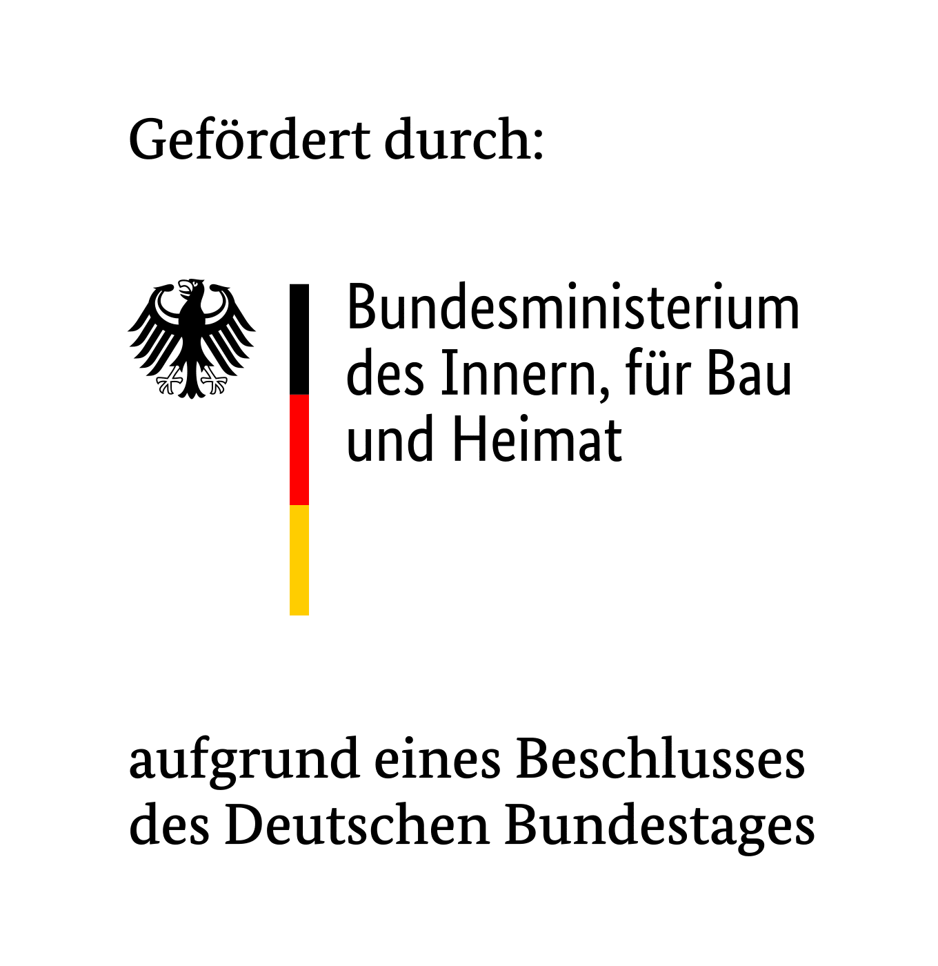 Logo Bundesministerium des Inneren für Bau und Heimat