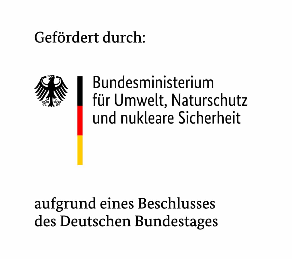 Logo der Bundesministerium für Umwelt, Naturschutz und nukleare Sicherheit