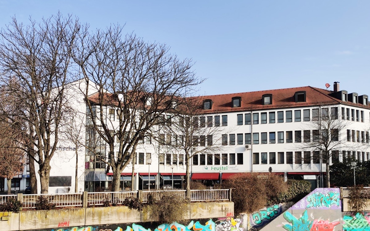 Blick auf den StartUp Point in der Mainstraße 5