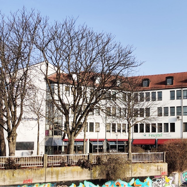 Blick auf den StartUp Point in der Mainstraße 5