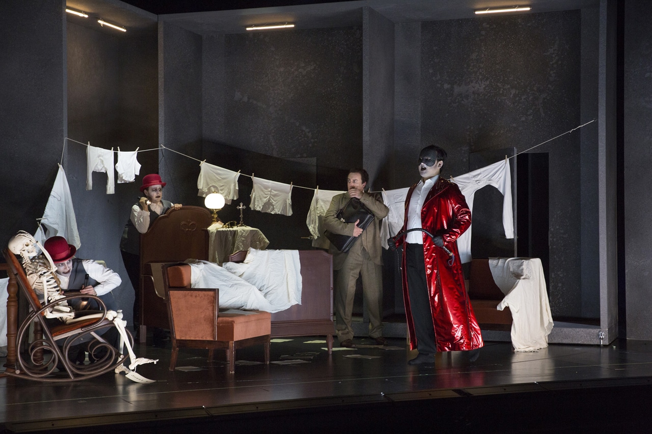 Szene aus der Oper "Der Prozess". | Foto: Theater Hof