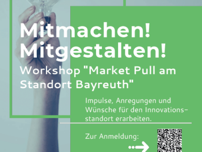 Mitmachen. mitgestalten beim Workshop "Market Pull - Impulse für den Innovationsstandort"