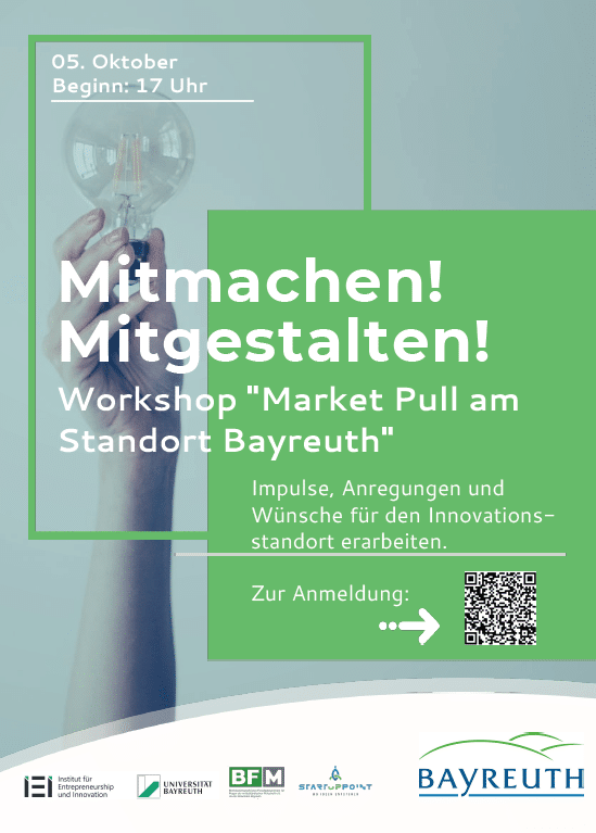 Mitmachen. mitgestalten beim Workshop "Market Pull - Impulse für den Innovationsstandort"