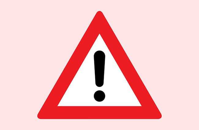 Warnschild
