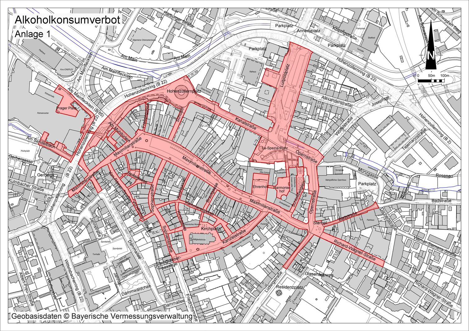 Übersichtskarte der Innenstadt