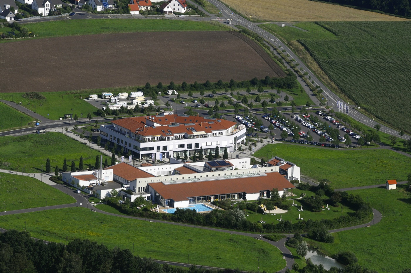 Luftbild Lohengrin Therme