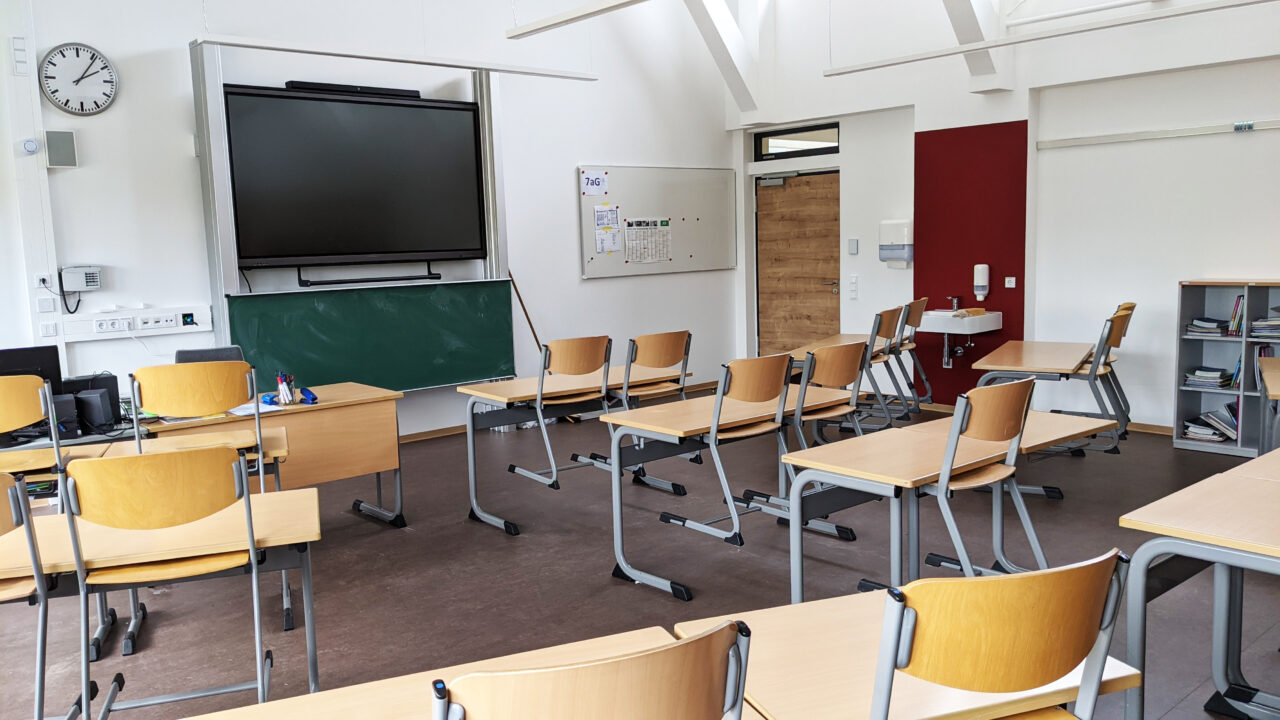 Klassenzimmer von innen