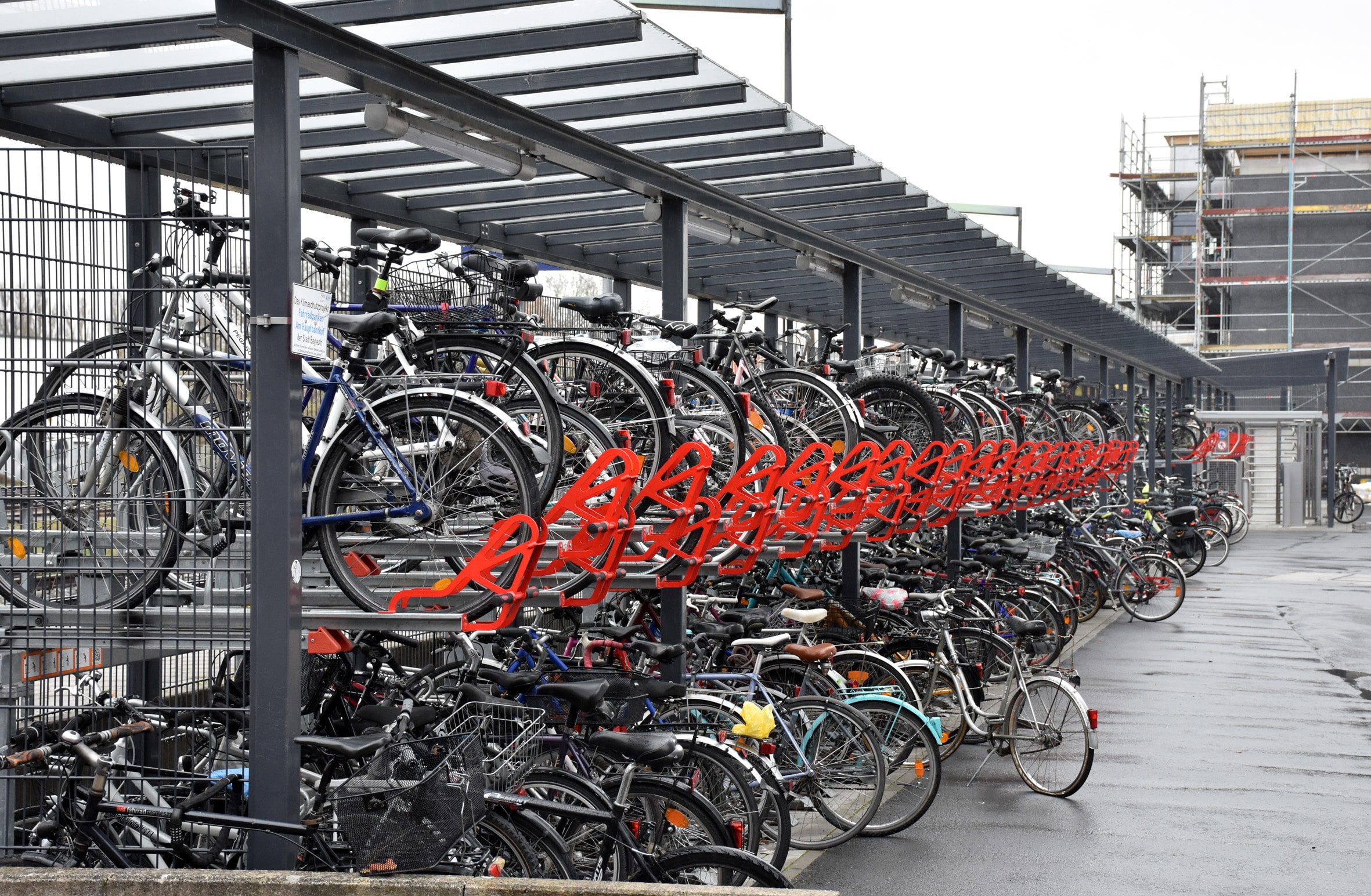 Fahrradstellplätze am Hauptbahnhof