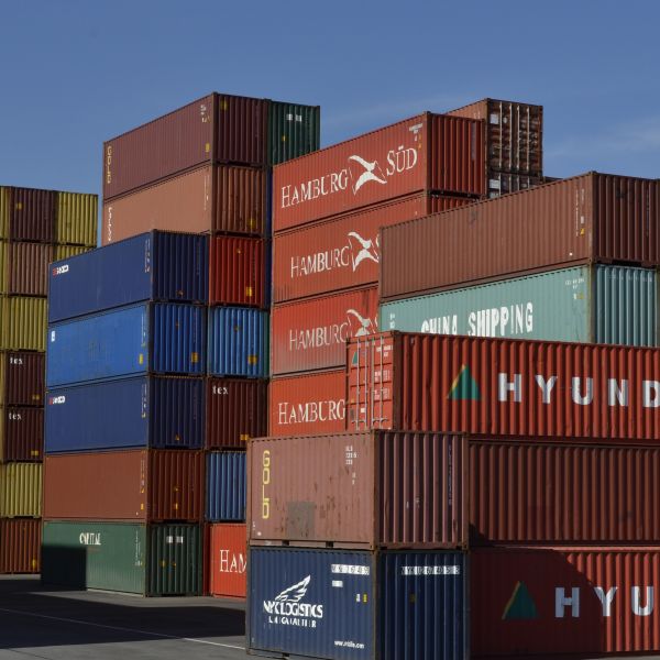 Container im Hafen