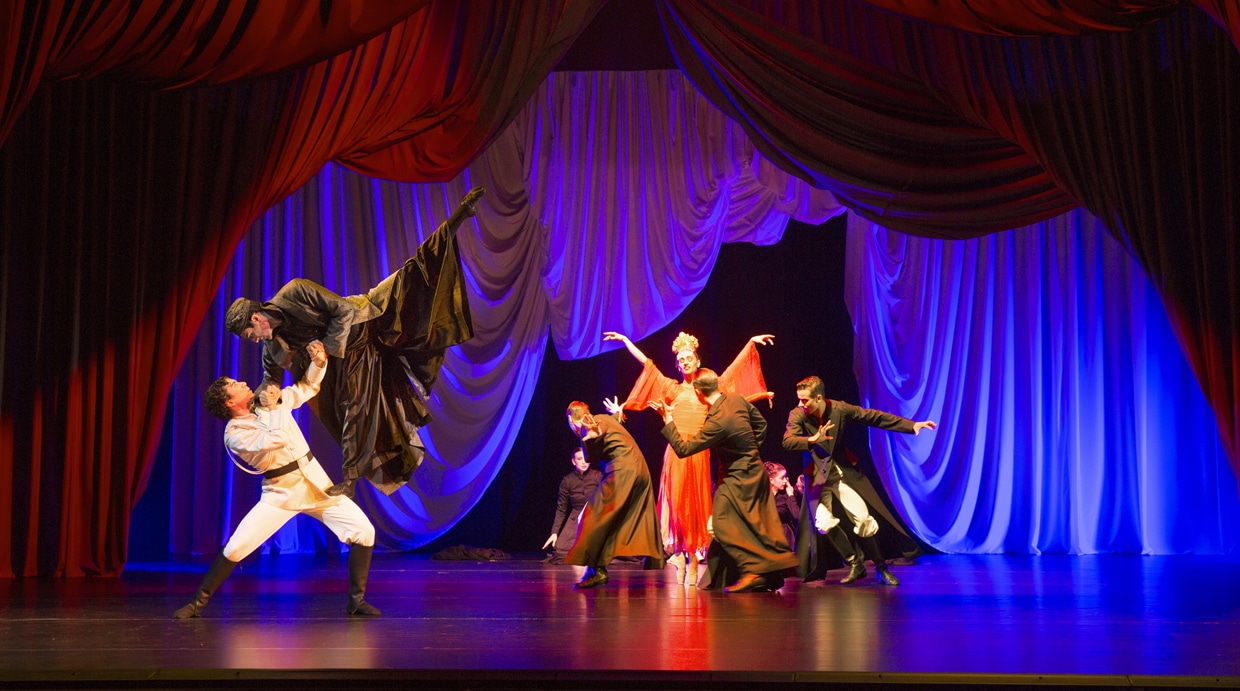 Ballettszene aus "Der Feuervogel". | Foto: H. Dietz