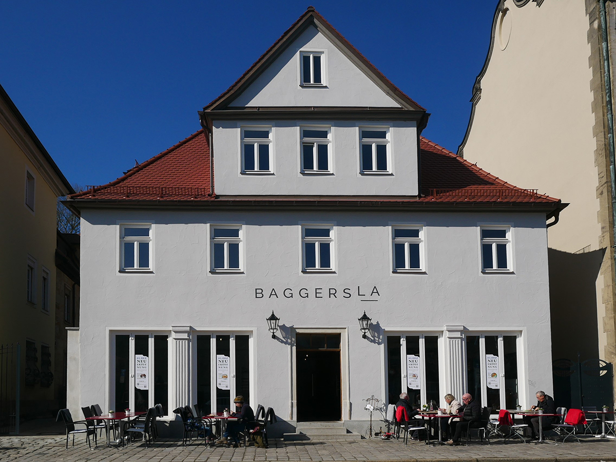 Gebäude mit dem Schriftzug BaggersLa