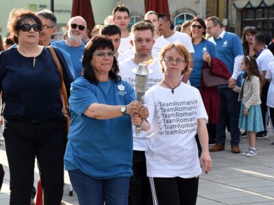 Fackellauf durch die Innenstadt