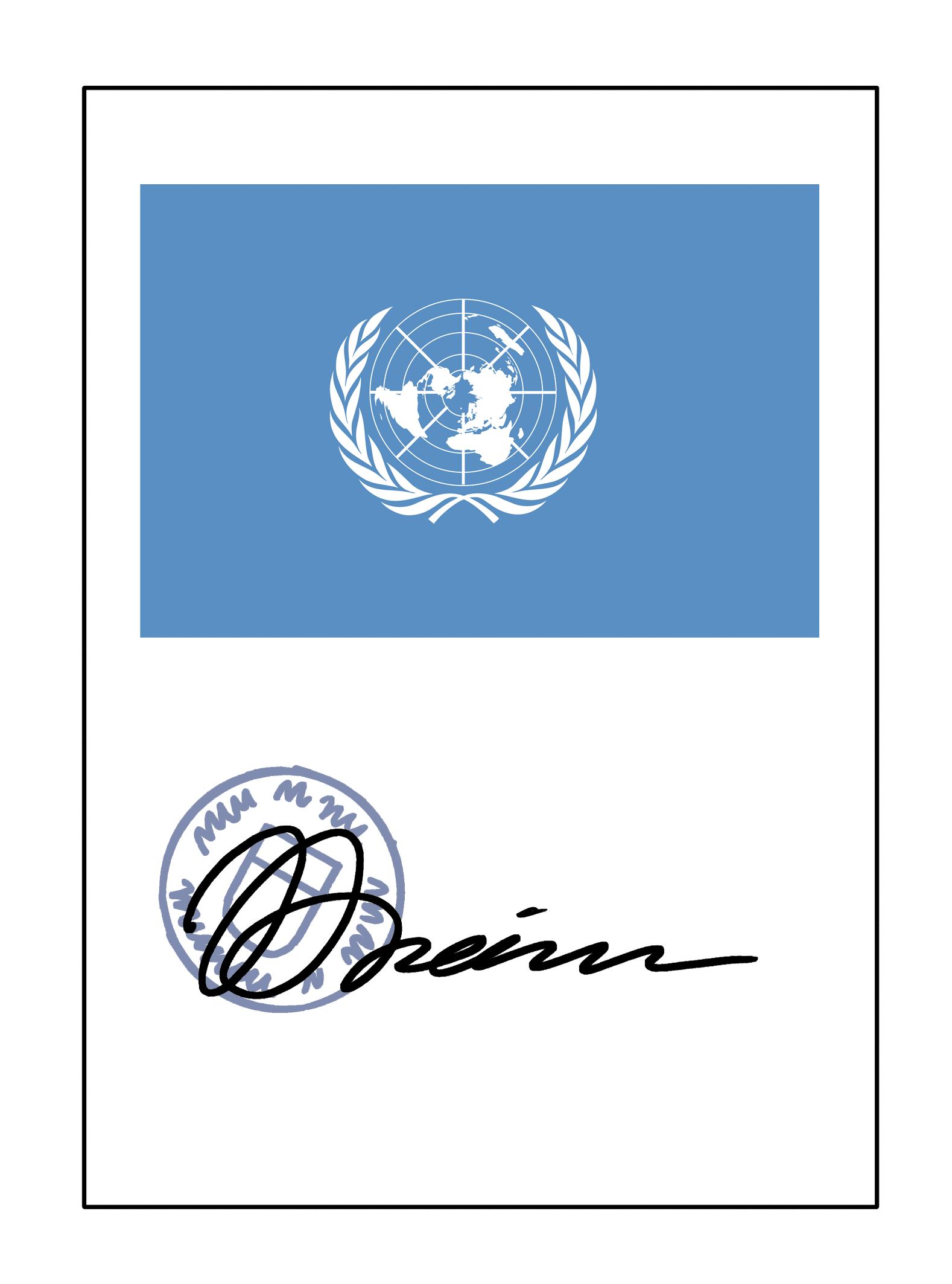 Das Logo der UN Behinderten Rechts Konvention