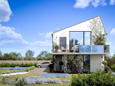 Einfamilienhaus mit Balkonsolaranlage | Foto: Panelretter