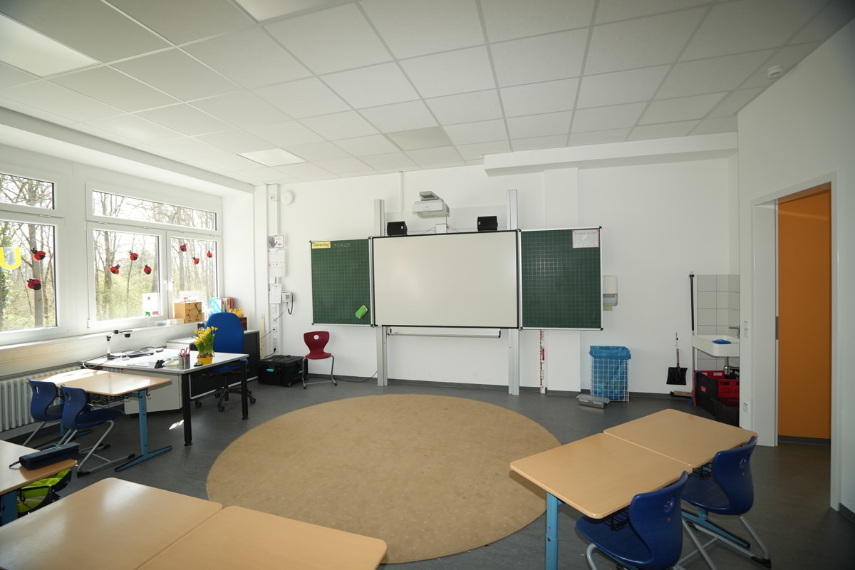 Eines der sanierten Klassenzimmer der Grundschule Meyernberg. Foto: Stadt Bayreuth