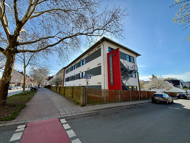 Die Städtische Wirtschaftsschule. Foto: Stadt Bayreuth