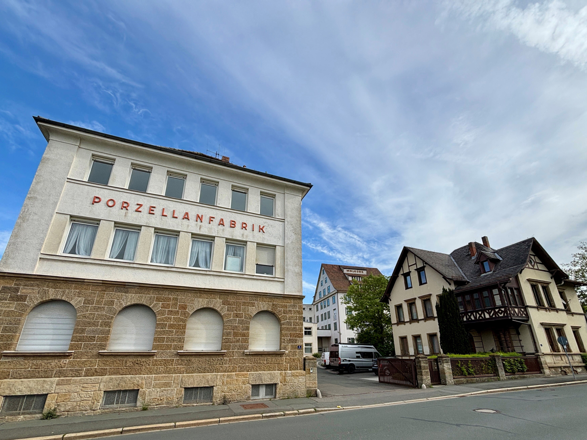 Die Porzellanfabrik Walküre in Bayreuth. Foto: Stadt Bayreuth