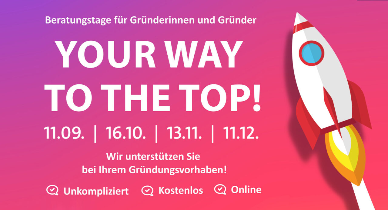 Die Beratungstage für Gründerinnen und Gründer der Wirtschaftsförderungen der Region Bayreuth und der Aktivsenioren.