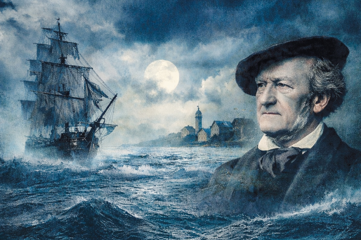 Collage mit Kopf Richard Wagners. | Foto: Stadt Bayreuth