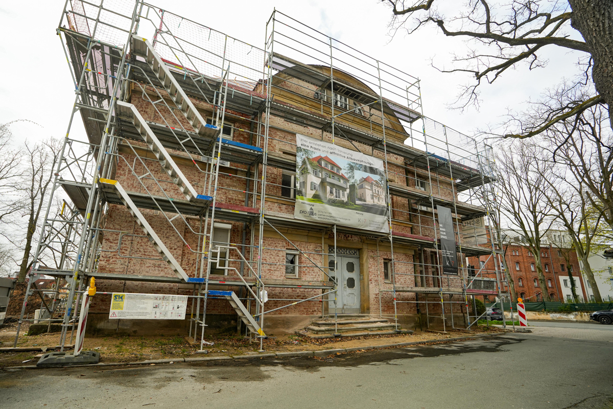 Im Rahmen der „Aktionstage Sanierung“ kann am Sonntag, 17. Mai, die „Alte Ärzte Villa“ besichtigt werden. Foto: Stadt Bayreuth