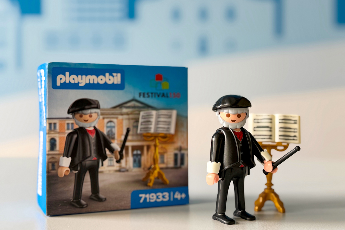 PLAYMOBIL-Figur von Richard Wagner. | Foto: Stadt Bayreuth