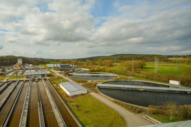 Das Klärwerk der Stadt Bayreuth. Foto: Stadt Bayreuth