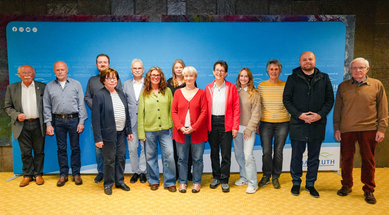 Die verabschiedeten Distriktsvorsteher. | Foto: Stadt Bayreuth