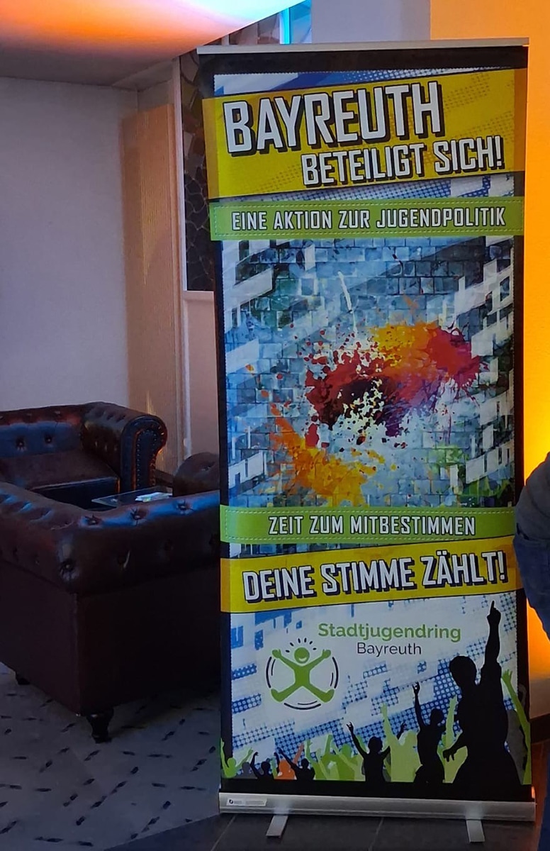 Die Stellwand des Stadtjugendrings